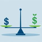 Grafik yang menjelaskan komponen biaya modal dalam sebuah bisnis..