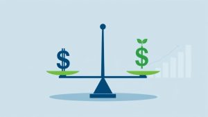 Grafik yang menjelaskan komponen biaya modal dalam sebuah bisnis..