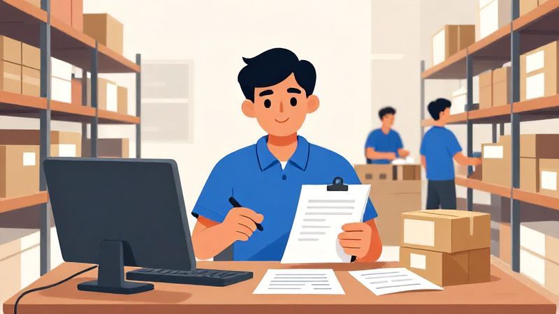 Banner Lowongan Admin Logistik di Cipayung, Jakarta Timur. Daftar sebelum 27 Februari 2026.