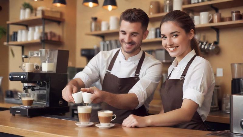 Banner PT Hellenoz Lumbung Berkat Gemilang Makmur membuka lowongan Barista di Tangerang. Bergabung dan kembangkan karier di dunia kopi dan pelayanan pelanggan.