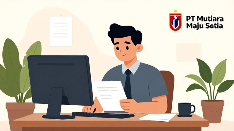 Banner PT Mutiara Maju Setia membuka lowongan Admin Penjualan di Tangerang. Daftar sebelum 23 Maret 2026.