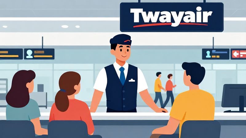Banner Twayair membuka lowongan Airport Staff di Badung, Bali. Daftar sebelum 20 Maret 2026.