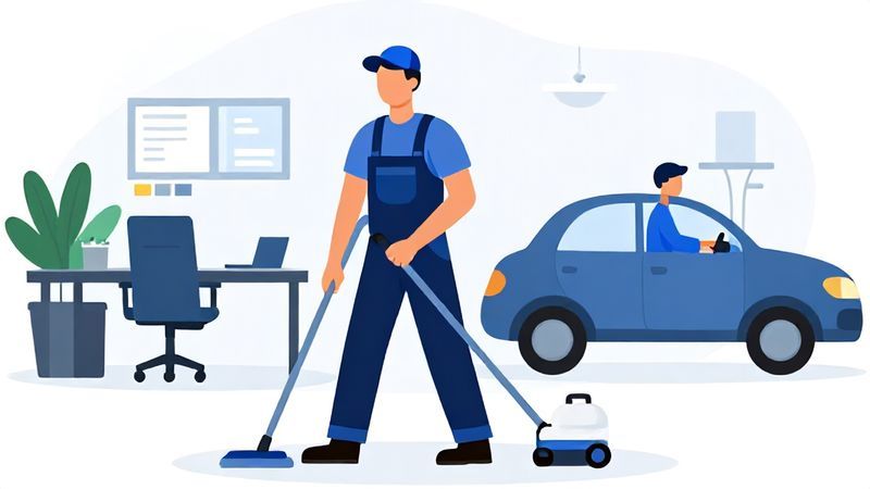 Banner Pengiklan Anonim membuka lowongan Cleaning Service di Jakarta Pusat. Daftar sebelum 25 Maret 2026.