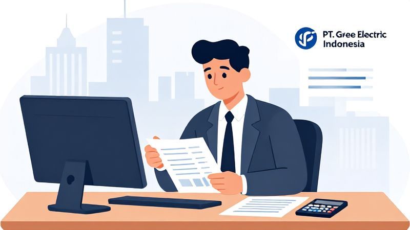 Banner PT. Gree Electric Appliances Indonesia membuka lowongan Finance Staff di Jakarta Utara. Daftar sebelum 22 Maret 2026.