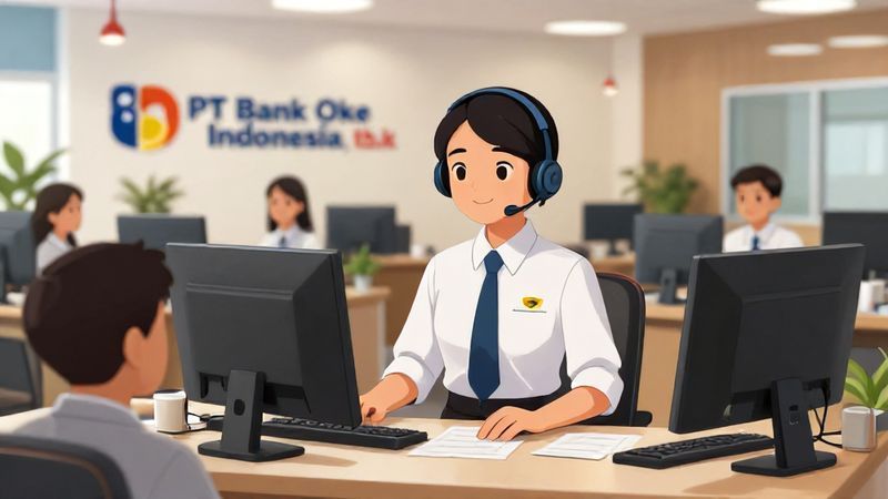 Banner PT Bank Oke Indonesia, tbk membuka lowongan Frontliner (Customer Service, Teller) di Jakarta Pusat. Daftar sebelum 25 Maret 2026.