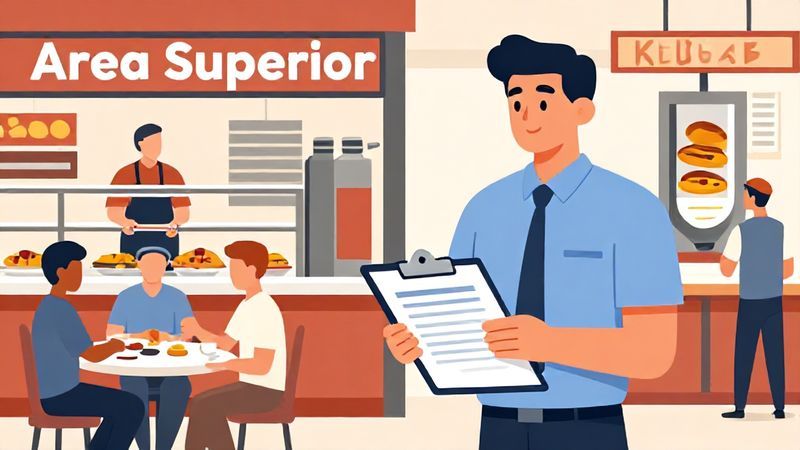 Banner Lowongan Area Supervisor Outlet Kebab di Depok. Lamar sebelum 2 Mei 2026.